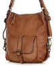 Torba skórzana dla wymagających z opcją plecak old school leather bag - MARCO MAZZINI camel
